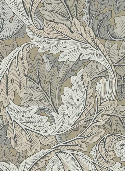 Morris & Co Papier peint Acanthus - Manilla/ Stone
