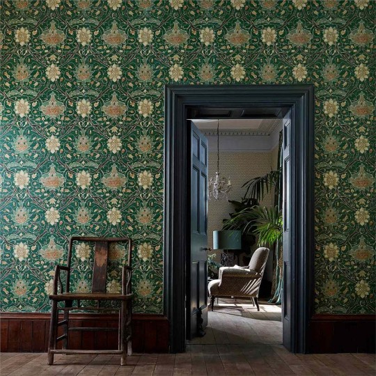 Morris & Co Wallpaper Montreal Forest/ Teal
