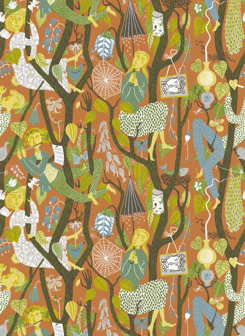 Stig Lindberg Tapete Melodi von Boras - 1755