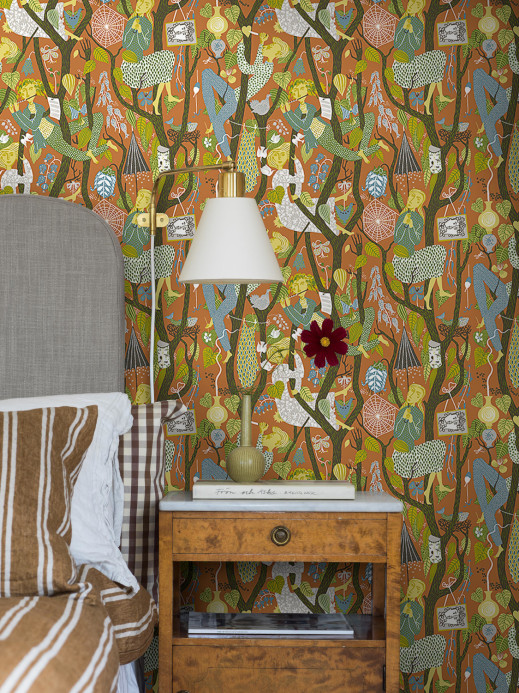 Stig Lindberg Tapete Melodi von Boras - 1755