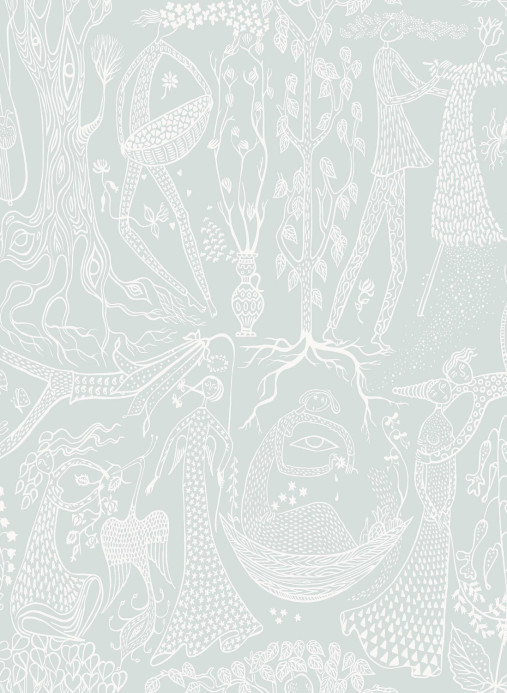 Stig Lindberg Tapete Poeme d'amour von Boras - 1761