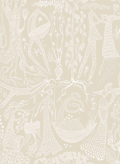 Stig Lindberg Tapete Poeme d'amour von Boras - 1763