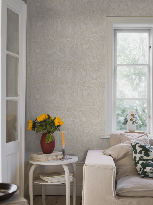 Stig Lindberg Tapete Poeme d'amour von Boras