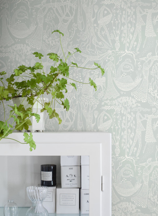 Stig Lindberg Tapete Poeme d'amour von Boras