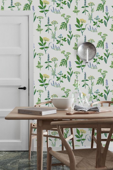 Lisbet Jobs Tapete Köksväxter von Boras - 1789