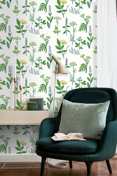 Lisbet Jobs Tapete Köksväxter von Boras - 1789