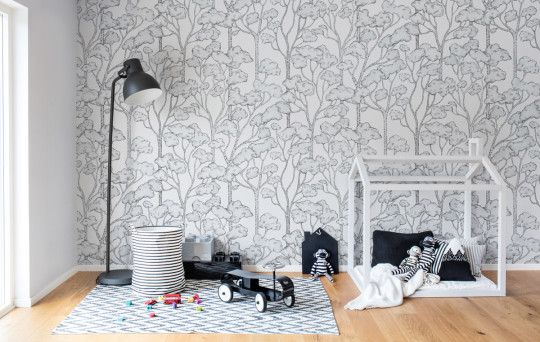 Kindertapete Animal Tree von Rebel Walls - White