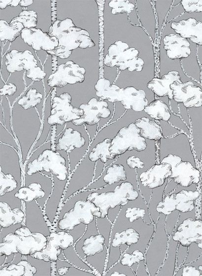 Kindertapete Animal Tree von Rebel Walls - Grey