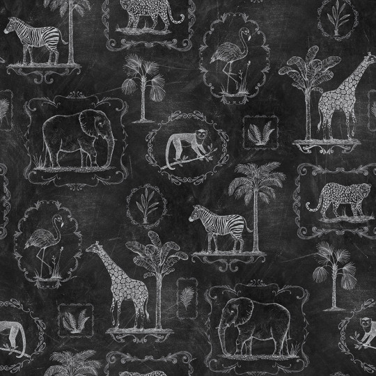 Kindertapete Animal Party von Rebel Walls - Blackboard
