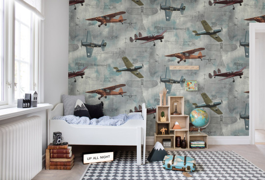 Rebel Walls Mural FlugzeugAero Show