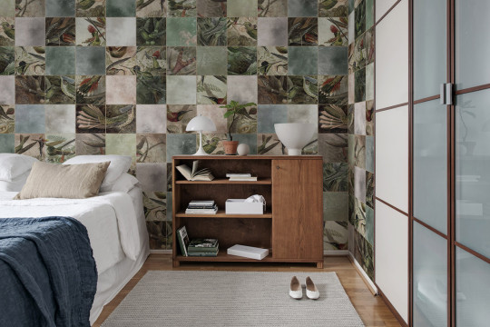 Rebel Walls Carta da parati panoramica Birds of Paradise