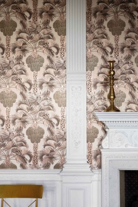 Cole & Son Wallpaper Hollywood Palm Rose Gold