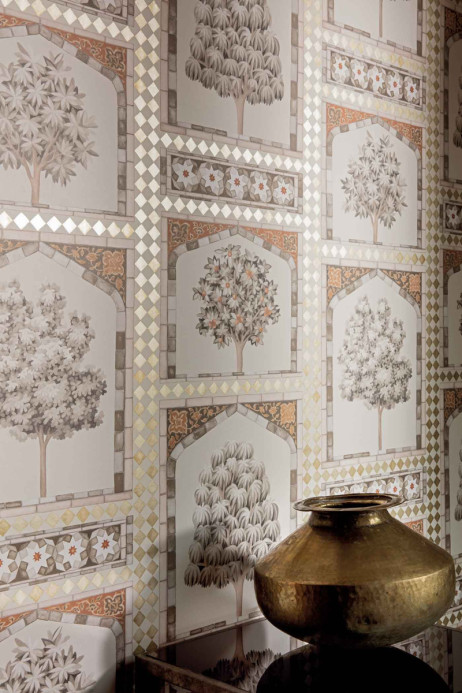 Cole & Son Wallpaper Sultan's Palace Gold/ Spice