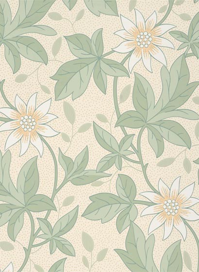 Little Greene Wallpaper Monroe  - Gold Flower