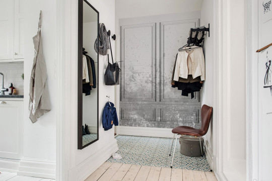 Tapete Patinated Panels von Rebel Walls - Grey