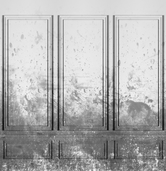 Tapete Patinated Panels von Rebel Walls - Grey