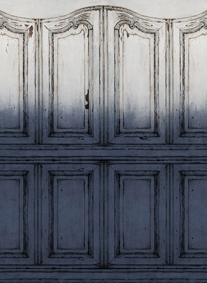 Rebel Walls Carta da parati panoramica Parisian Panels - Dip Dye Blue