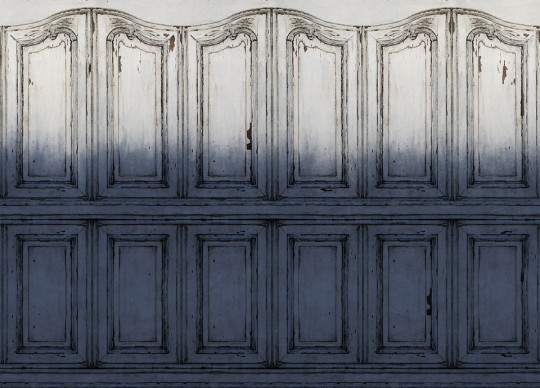 Tapete Parisian Panels von Rebel Walls - Dip Dye Blue