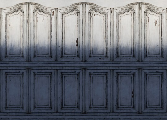 Rebel Walls Carta da parati panoramica Parisian Panels - Dip Dye Blue