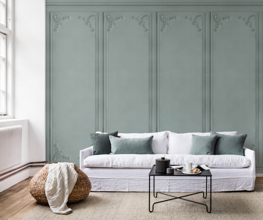 Tapete French Panels von Rebel Walls - Green