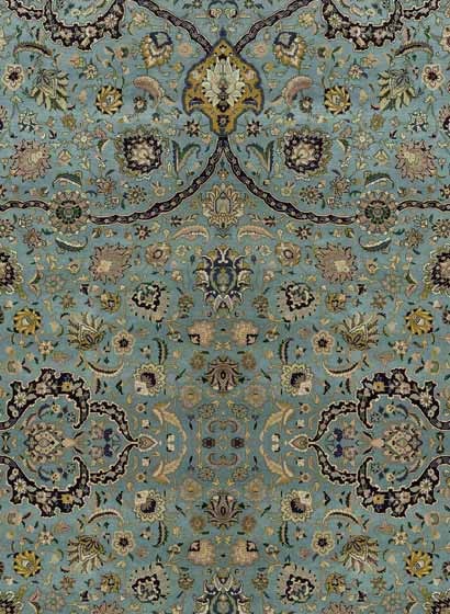 House of Hackney Papier peint Zanjan - Sapphire