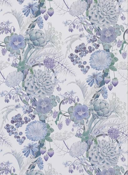 Osborne & Little Wallpaper Carlotta Lavender/ Celadon