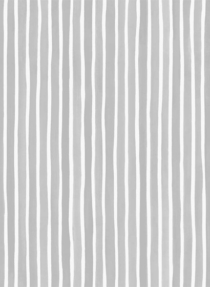 Cole & Son Papier peint Croquet Stripe - Soft Grey
