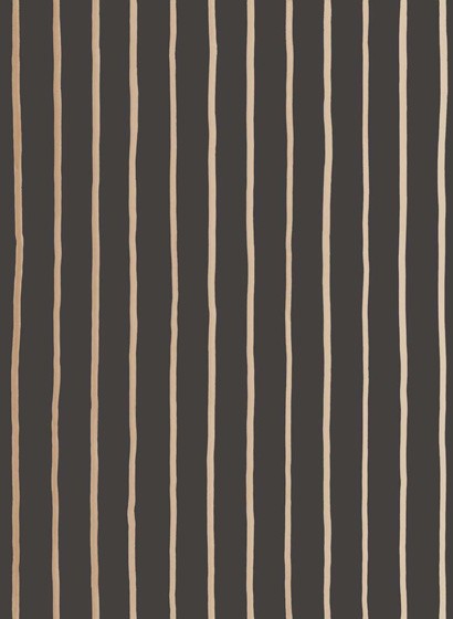 Cole & Son Papier peint College Stripe - Charcoal
