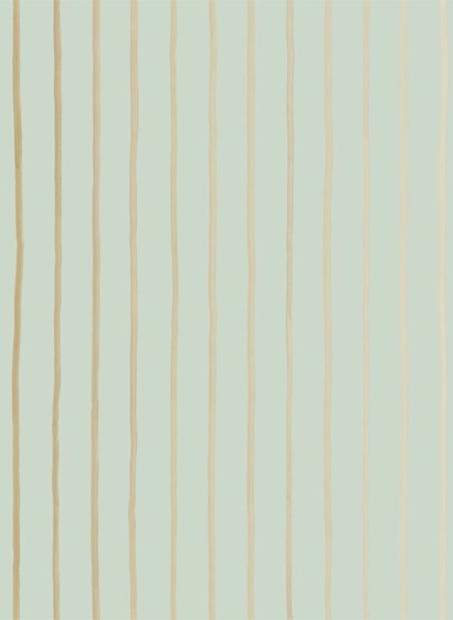 Cole & Son Papier peint College Stripe - Duckegg & Gilver