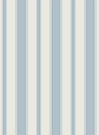 Cole & Son Papier peint Cambridge Stripe - pale blue