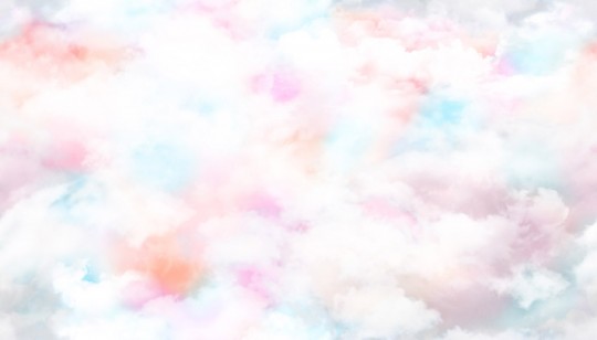 Rebel Walls Papier peint panoramique Coral Clouds