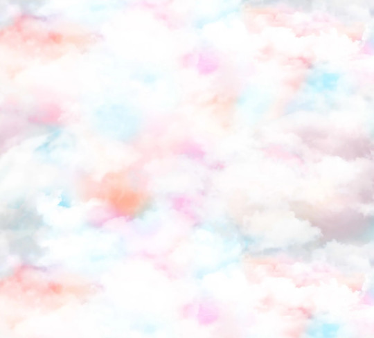 Wolken Tapete Coral Clouds von Rebel Walls
