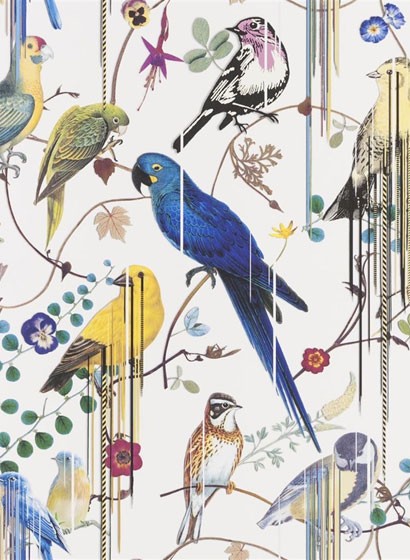Christian Lacroix Papier peint Birds Sinfonia - Perce neige