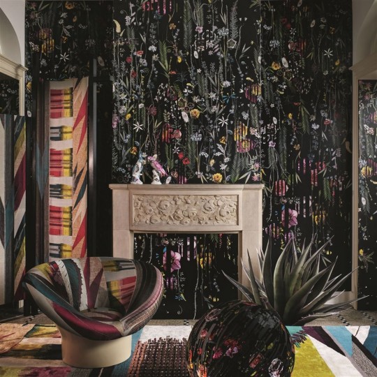 Christian Lacroix Wallpaper Babylonia Nights Panoramic - Crepuscule