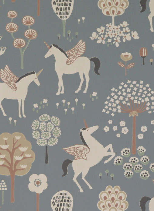 Majvillan Tapete True Unicorns - Evening Blue