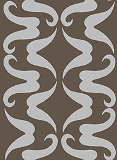 Flavor Paper for Arte Wallpaper Mustachio graphite