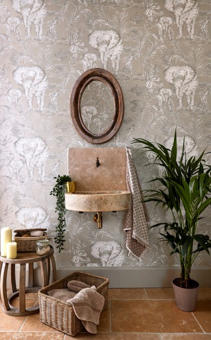 Harlequin Wallpaper Kinabalu Silver