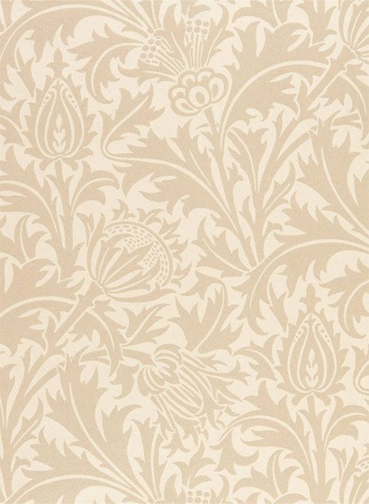 Morris & Co Wallpaper Pure Thistle Linen