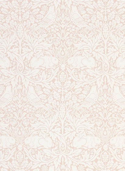 Morris & Co. Tapete Pure Brer Rabbit - Faded Sea Pink