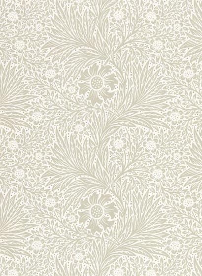 Morris & Co Papier peint Pure Marigold - Soft Gilver