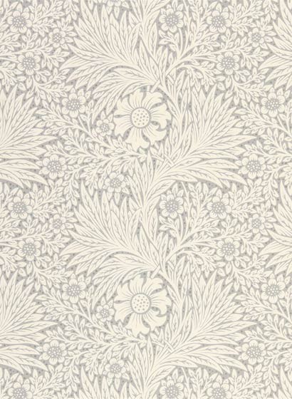 Morris & Co Papier peint Pure Marigold - Cloud Grey