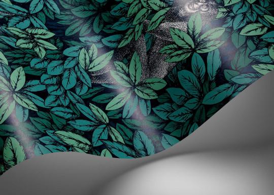 Cole & Son Tapete Foglie e Scimmie - Viridian