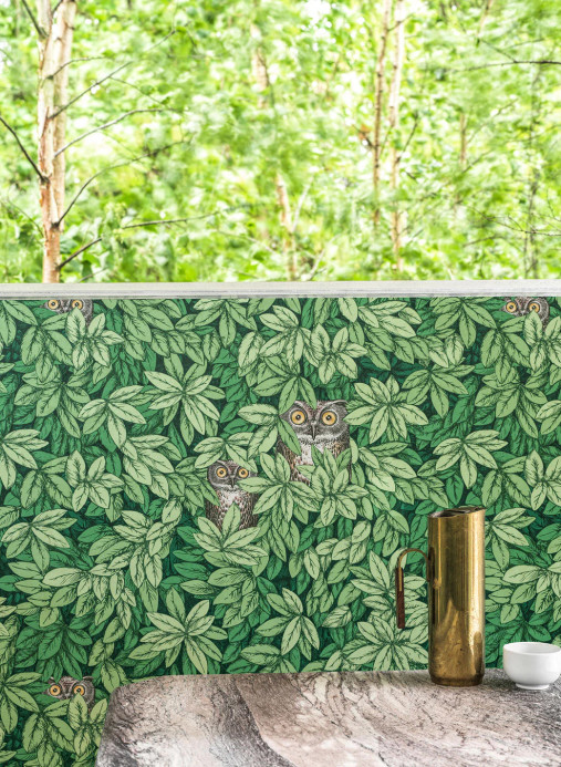 Cole & Son Tapete Foglie e Civette