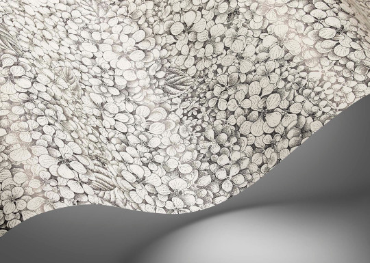 Cole & Son Tapete Ortensia - Black/ White
