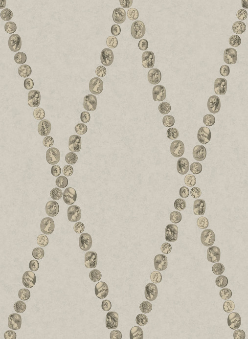 Cole & Son Wallpaper Cammei - Soft Gold on Stone