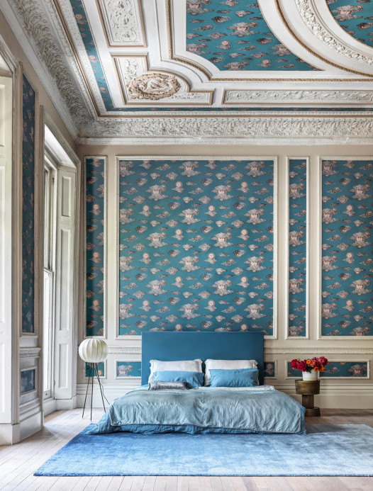 Cole & Son Wallpaper Soli e Nuvole
