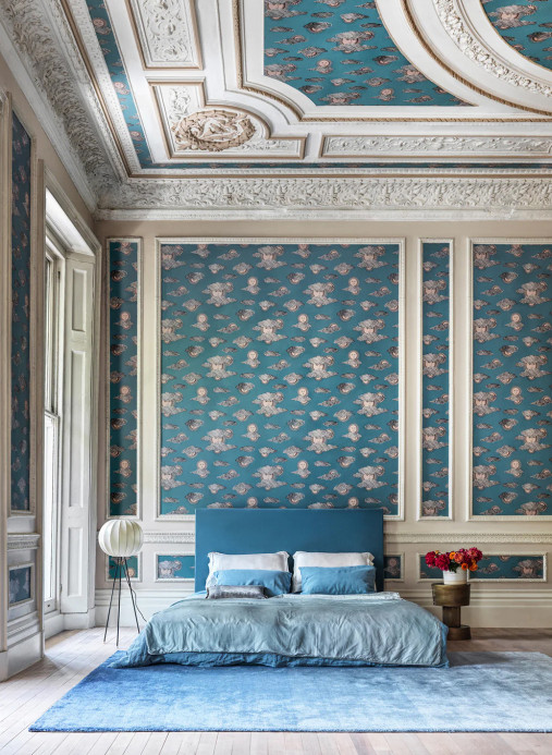 Cole & Son Wallpaper Soli e Nuvole