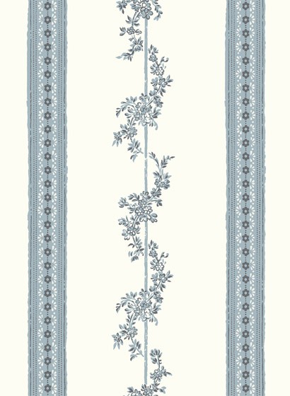 Florale Streifentapete Drottningholm von Boras - 4509