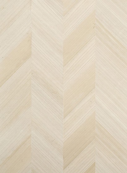 Holzfurnier Tapete Inyo Wood von Thibaut - White