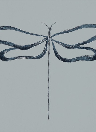 Scion Wallpaper Dragonfly Liquorice